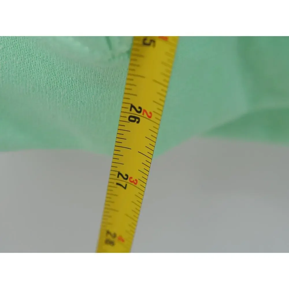 Custom Embroidery Hoodie L Love Embroidered Front and Back Custom Large Lime